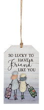Load image into Gallery viewer, You and Me, Meant To Be Tag Ornament

