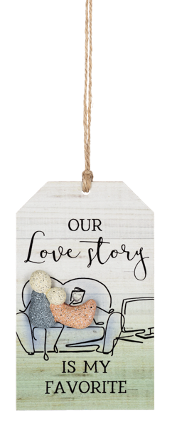 You and Me, Meant To Be Tag Ornament