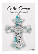 Load image into Gallery viewer, Crib Cross Keepsake Ornament
