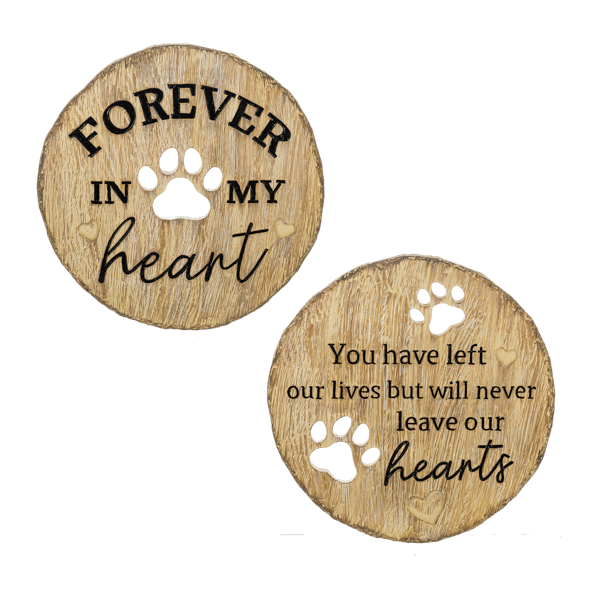 Pet Memorial Garden Round Stepping Stone