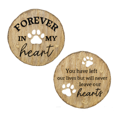 Pet Memorial Garden Round Stepping Stone
