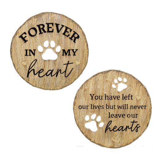 Pet Memorial Garden Round Stepping Stone