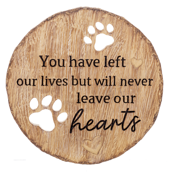 Pet Memorial Garden Round Stepping Stone