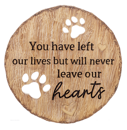 Pet Memorial Garden Round Stepping Stone