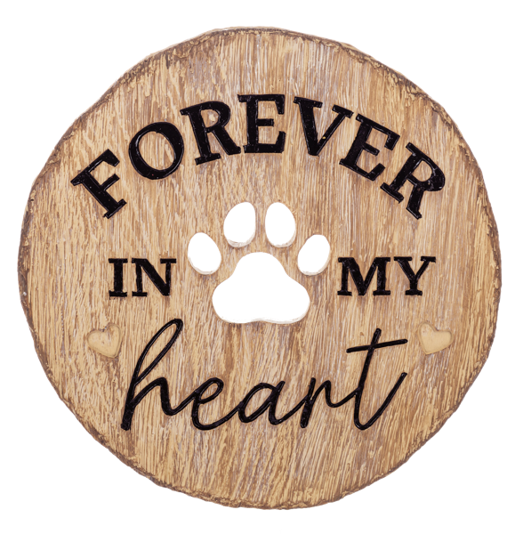 Pet Memorial Garden Round Stepping Stone