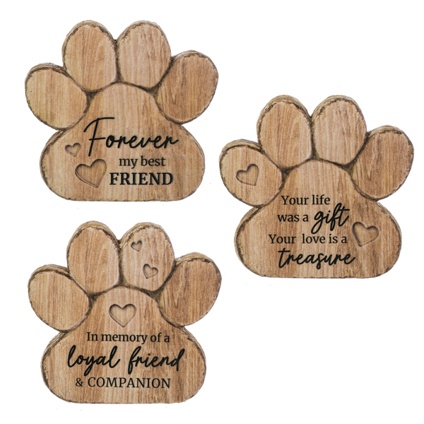 Dog Paw Garden Rocks