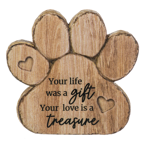 Dog Paw Garden Rocks