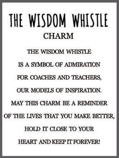 The Wisdom Whistle Charm