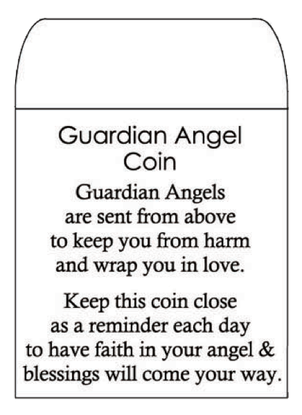 Guardian Angel Coin Charm