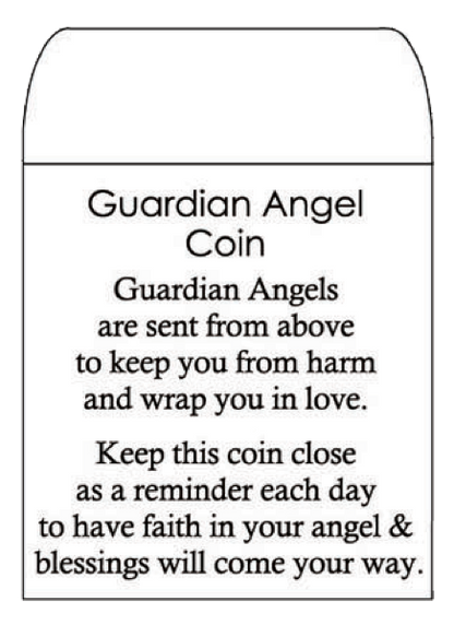 Guardian Angel Coin Charm