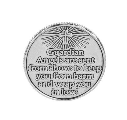 Guardian Angel Coin Charm