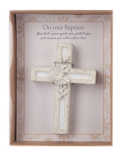 Cross in Gift Box - Baptism/First Communion