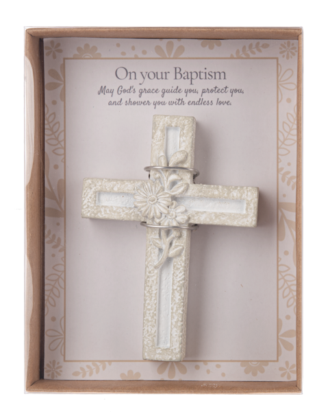 Cross in Gift Box - Baptism/First Communion