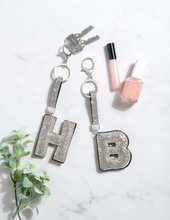 Load image into Gallery viewer, Sparkle Monogram Key Ring
