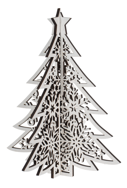 Lasercut Tree Figurine