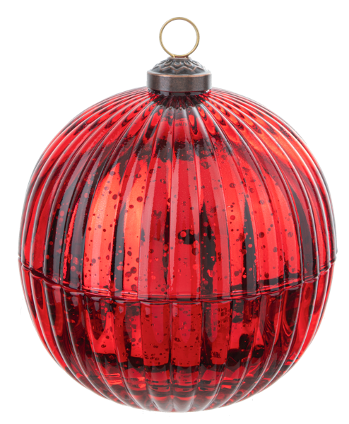 Faceted Glass Ornament Trinket Box