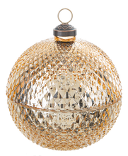 Load image into Gallery viewer, Faceted Glass Ornament Trinket Box
