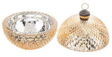 Load image into Gallery viewer, Faceted Glass Ornament Trinket Box
