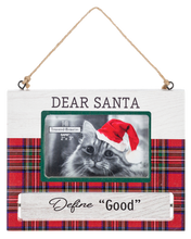 Load image into Gallery viewer, Fleas Navidad Spinning Pet Frame Ornaments
