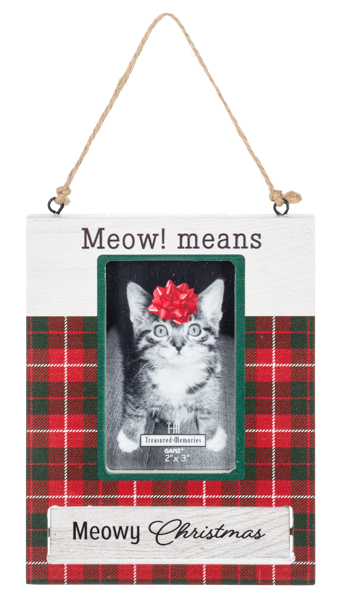 Fleas Navidad Spinning Pet Frame Ornaments