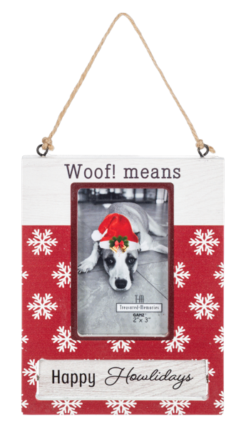 Fleas Navidad Spinning Pet Frame Ornaments