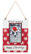 Load image into Gallery viewer, Fleas Navidad Spinning Pet Frame Ornaments
