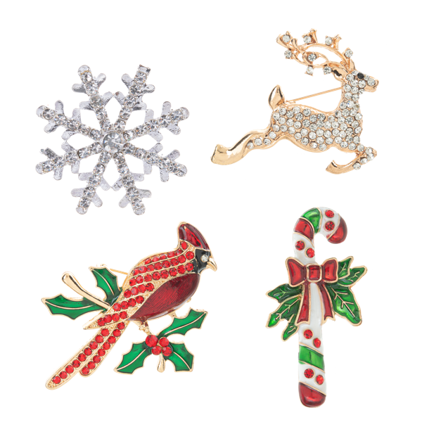 Season's Sparkly Pins