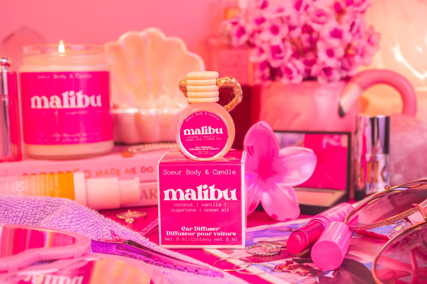 Soeur Body and Candle - Malibu Car Diffuser