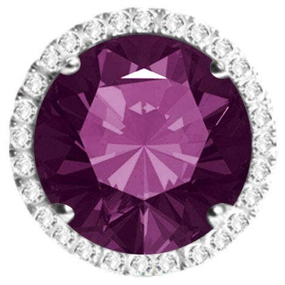 Swarovski CZ Pendant & Earrings Set: September