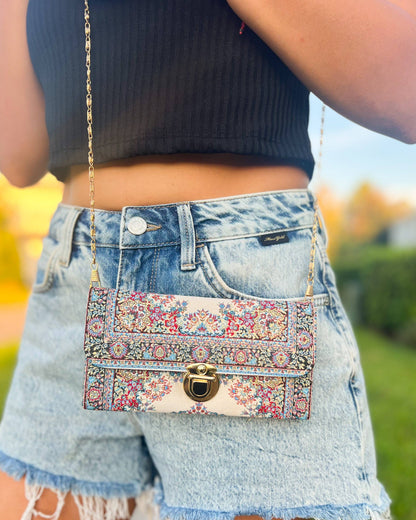 Beige Turkish Crossbody Bag
