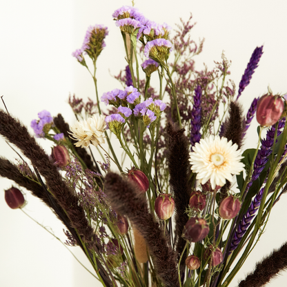 Dried Flowers - Field Bouquet - Meadow Violet: Small
