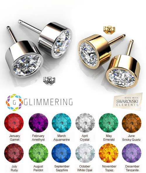 Swarovski Crystal Stud Earring