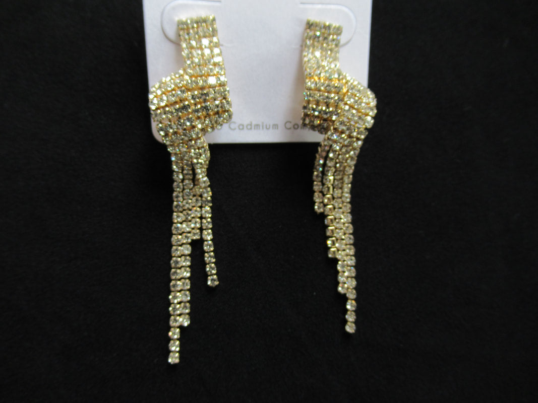 Folded Drop Earrings