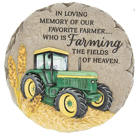 Farming Memorial Garden Stone