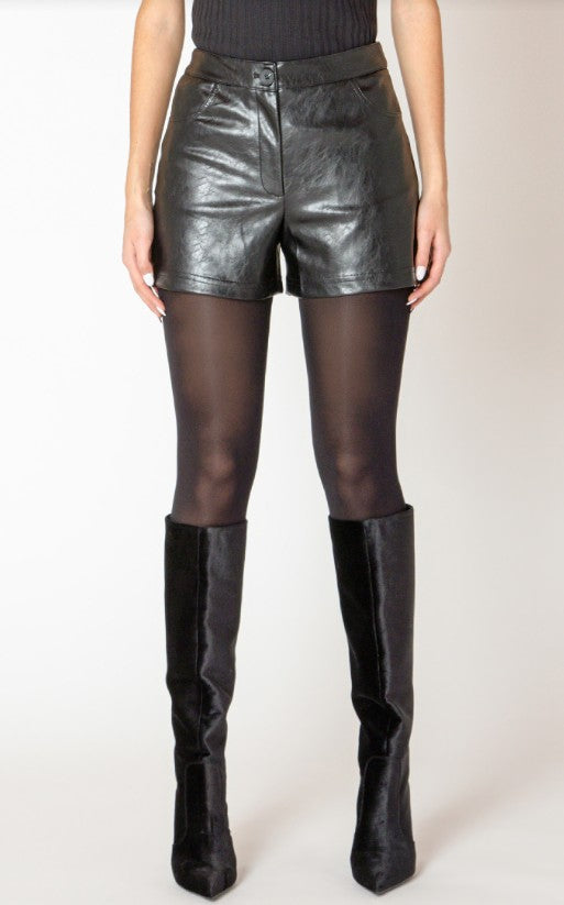 Faux Leather Shorts 2622213 SALE