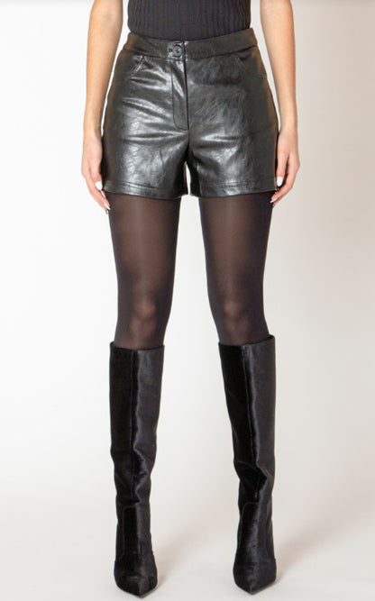 Faux Leather Shorts 2622213 SALE