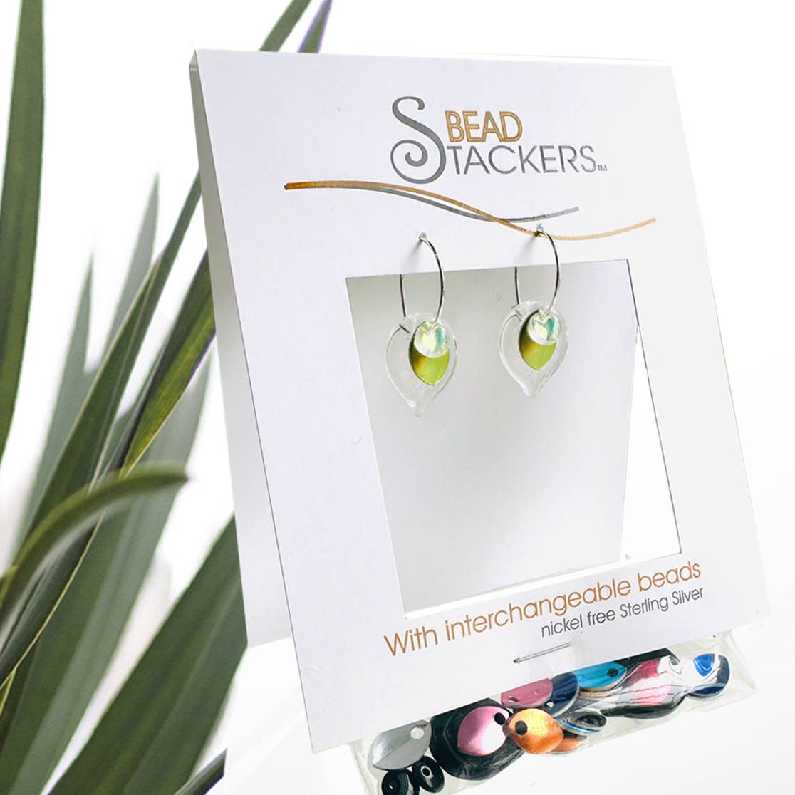 Lfgl32  - Earrings come with 9 interchangeable colours. 