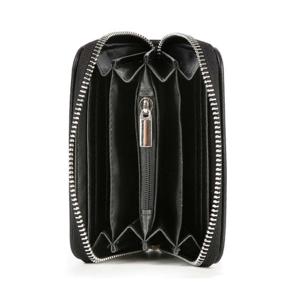 Handbag Express - Rhinestone Ombre Design Petite Zip Around Wallet