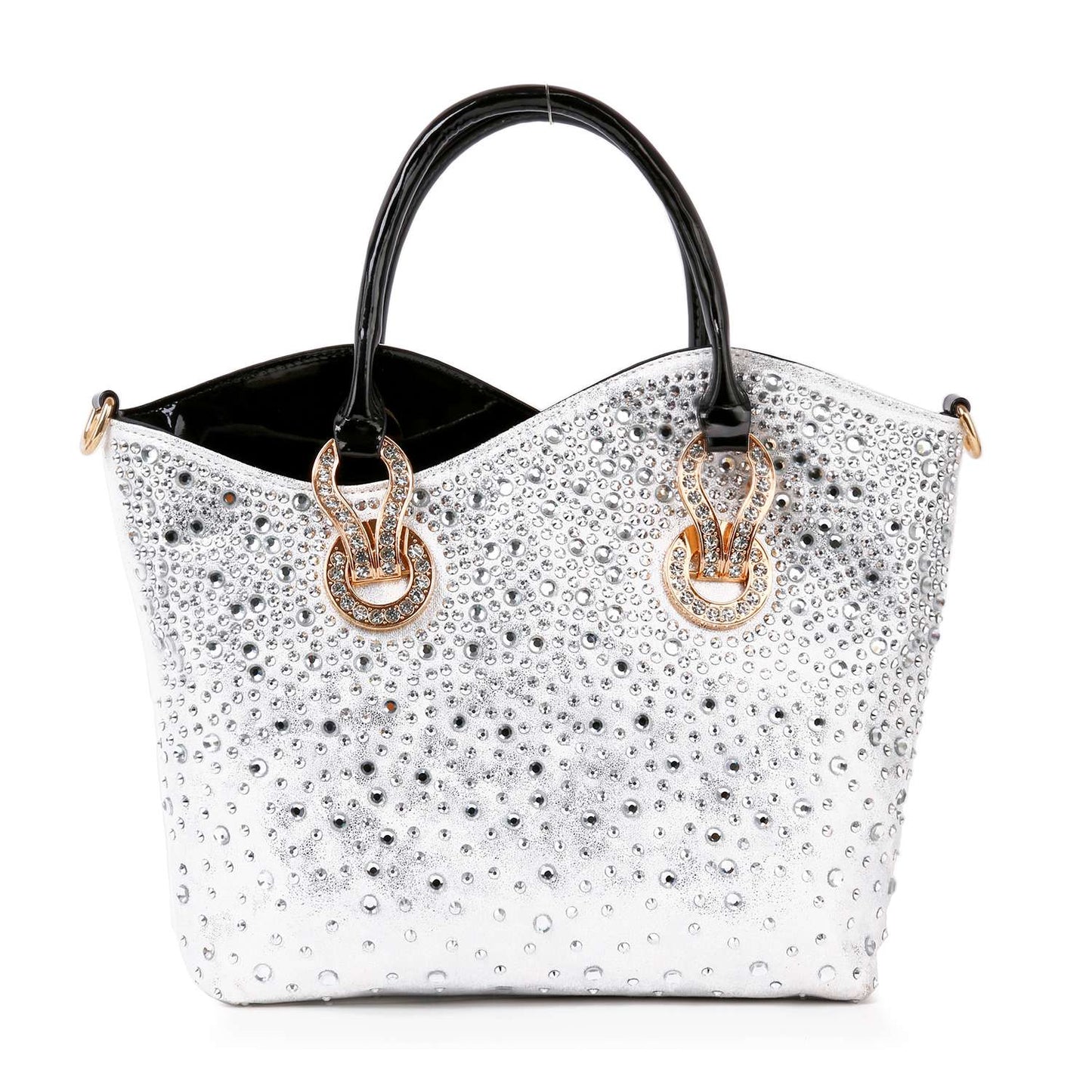 Handbag Express - Rhinestone Ombre Design Elegant Tote