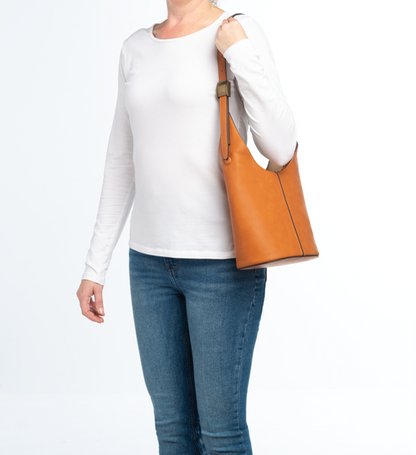 Crinkle Bucket Bag