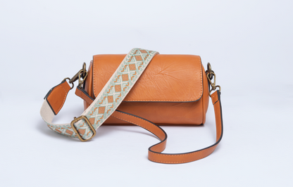 Crinkle Guitar Strap Crossbody