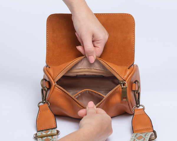 Crinkle Guitar Strap Crossbody