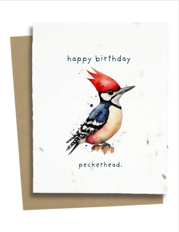 Happy Birthday Peckerhead Card - HBPC