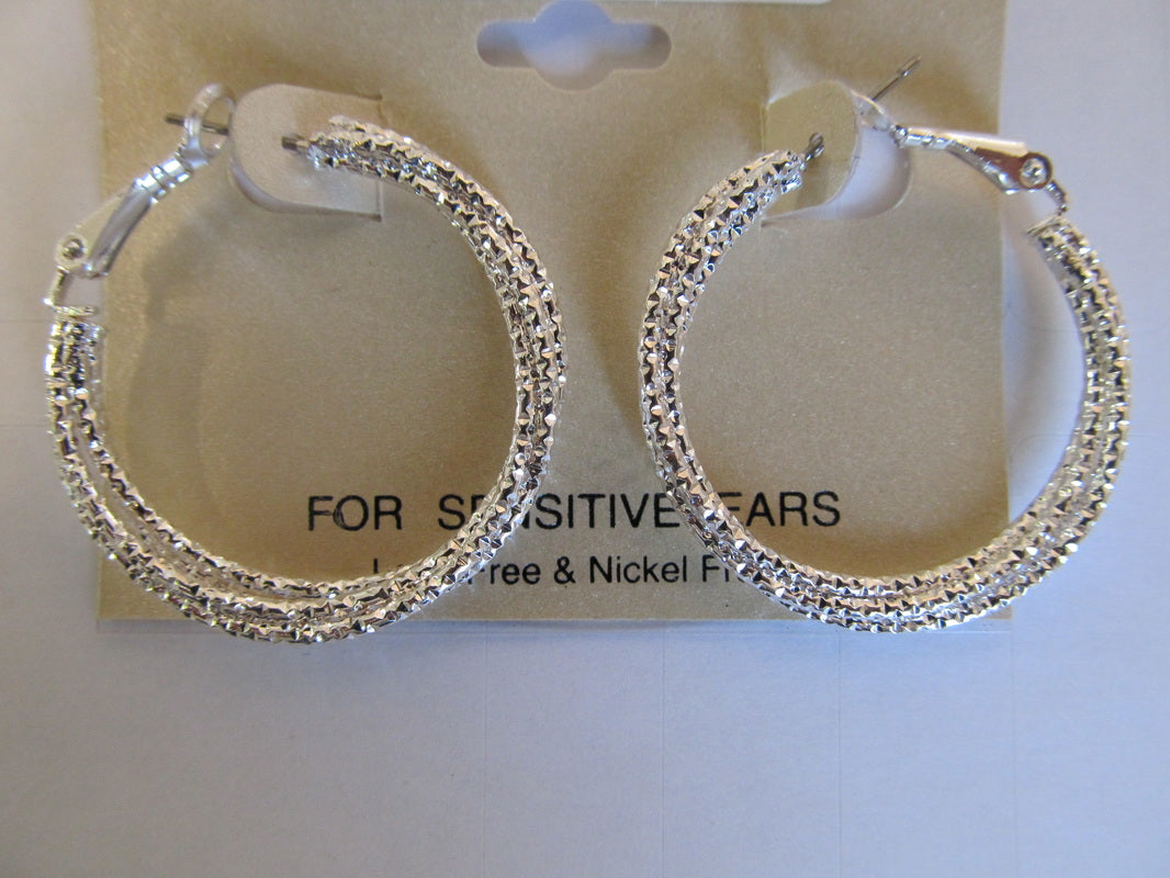Twisted Hoop Earring