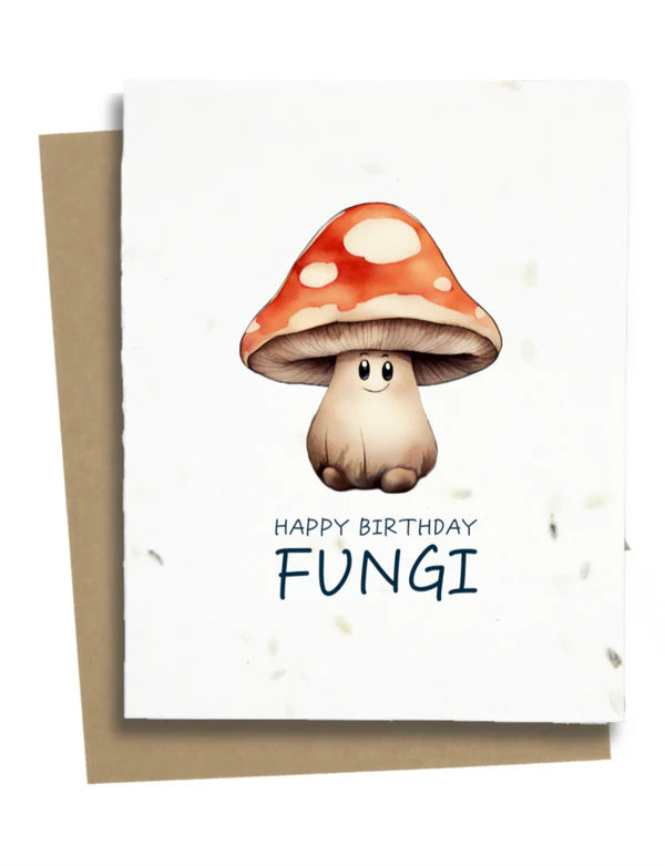 Happy Birthday Fungi Card - FUN