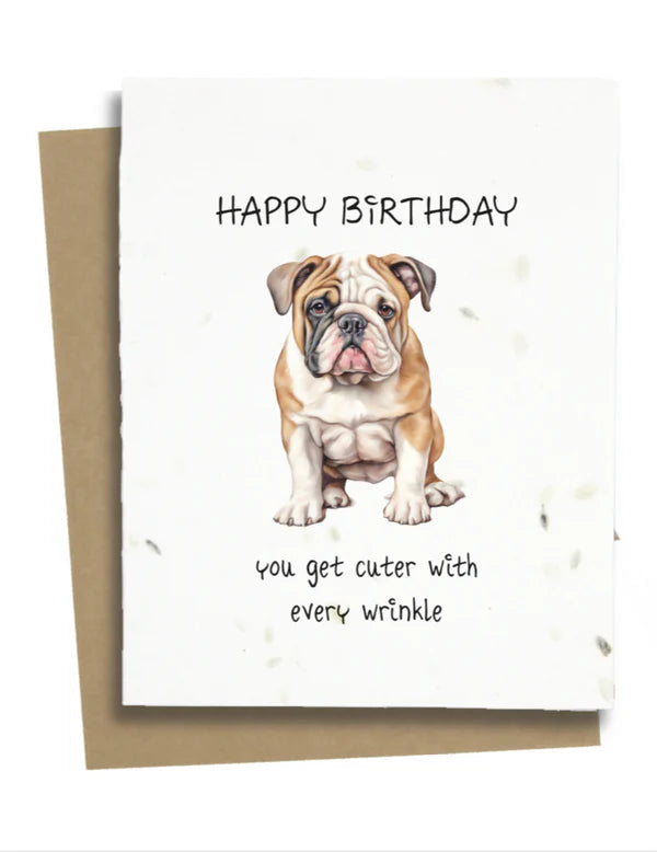 Happy Birthday Wishes w/Dog Card - HBWD
