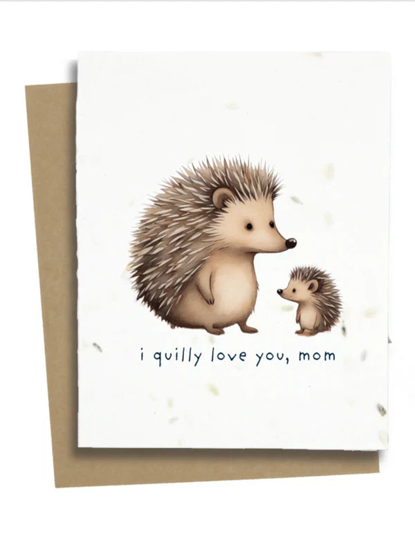 Hedgehog Mother's Day Card