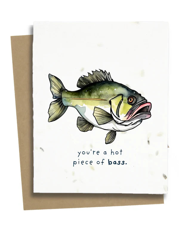 Hot Piece of Bass Card - HPOB