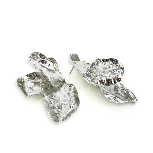 Earrings Neo Petal Silver