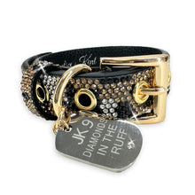 Load image into Gallery viewer, Diamonds in the Ruff Dog Collar
